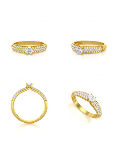 Gold Diamanten Ringe 1.978grs ADEN - 2
