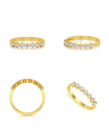 Gold Diamonds Ring ADEN - 2