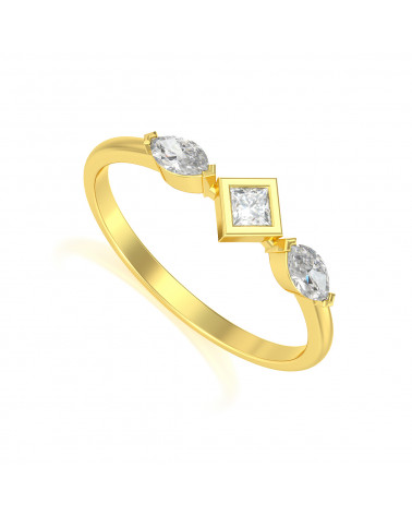 Anelli Oro Diamanti ADEN - 1