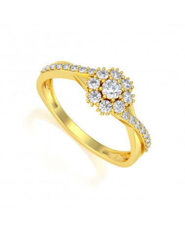 Gold Diamanten Ringe 2.02grs ADEN - 1