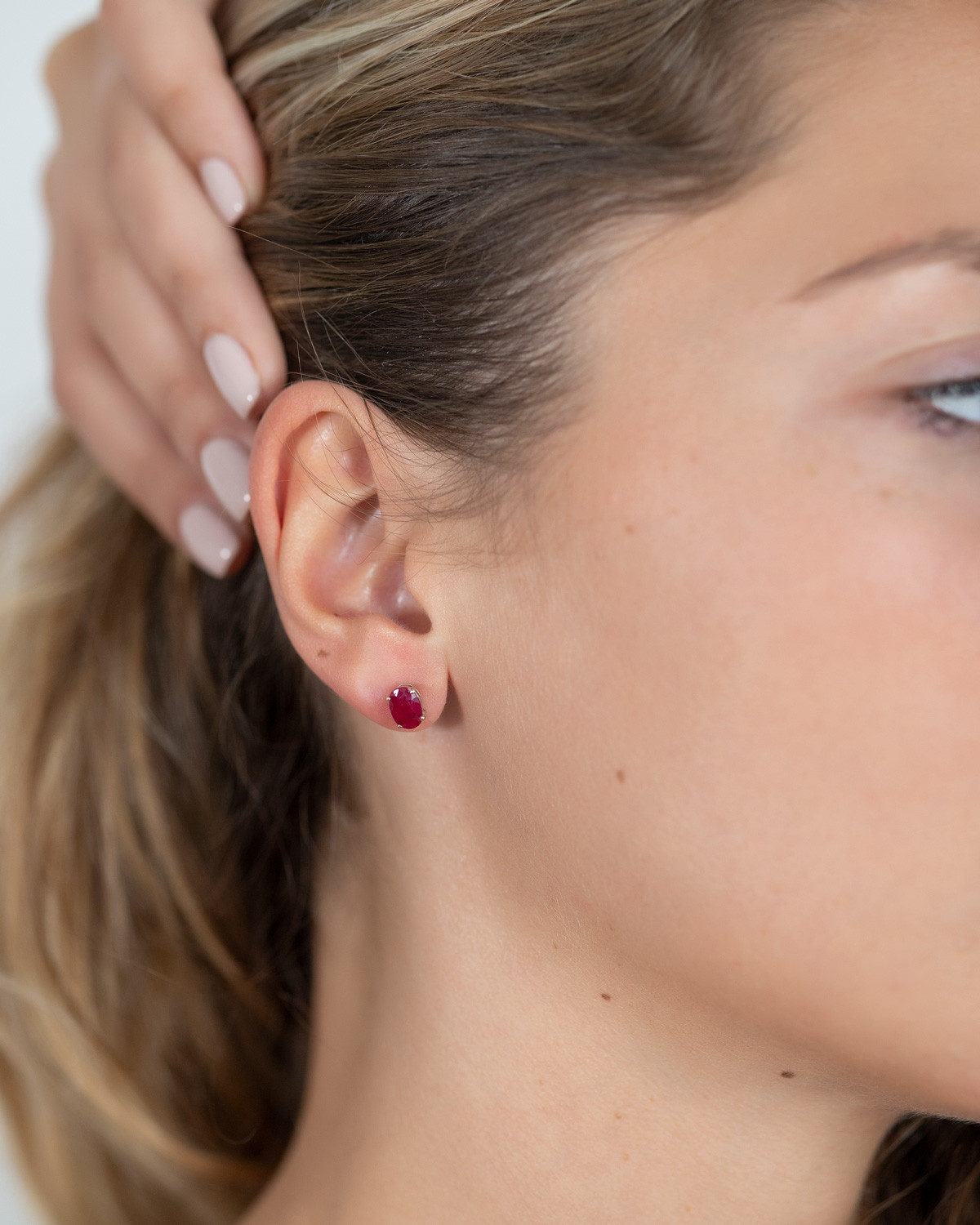 Ruby earrings outlet for women