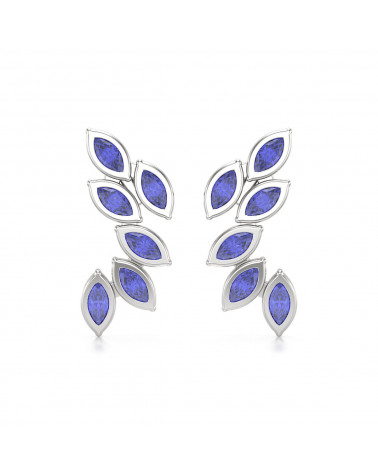925 Silver Tanzanite Earrings