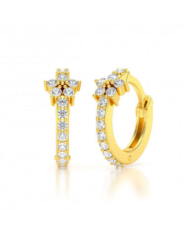 Gold Diamanten Ohrringe