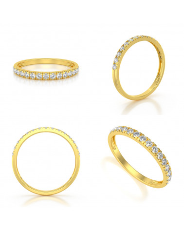 Gold Diamanten Ringe 1.57grs