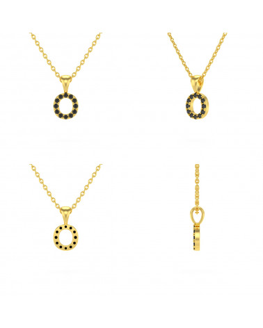 14K Gold Diamant Halsketten Anhanger Goldkette enthalten