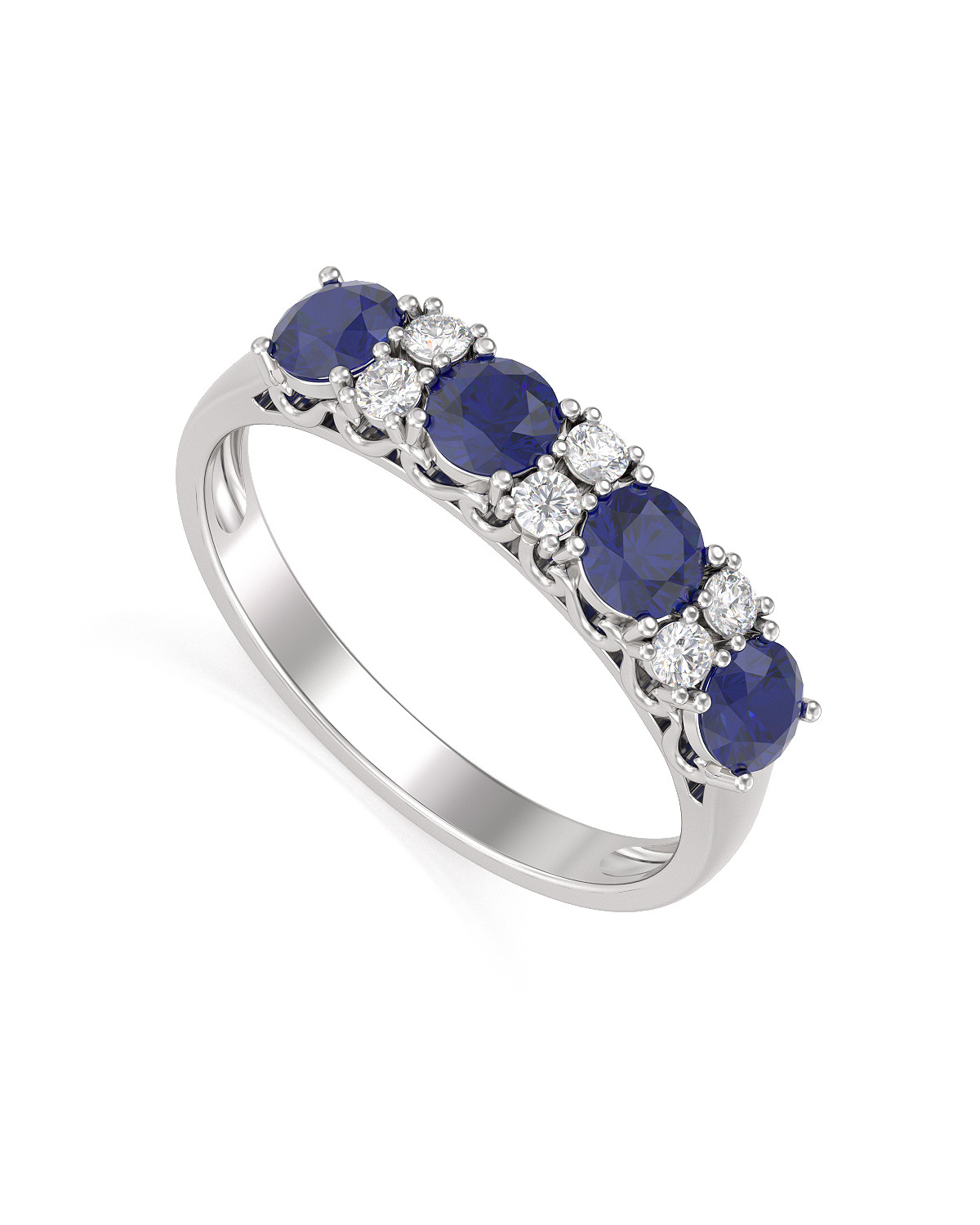 Gold Saphir Diamanten Ringe