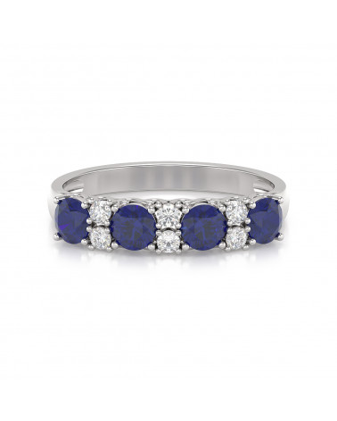 925 Silber Saphir Diamanten Ringe