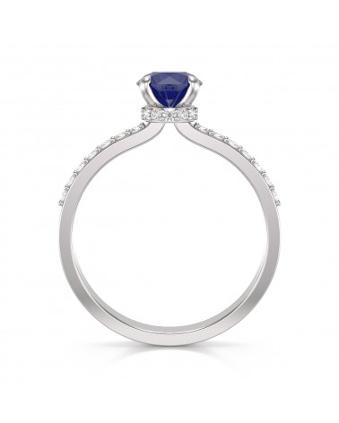 925 Silber Saphir Diamanten Ringe