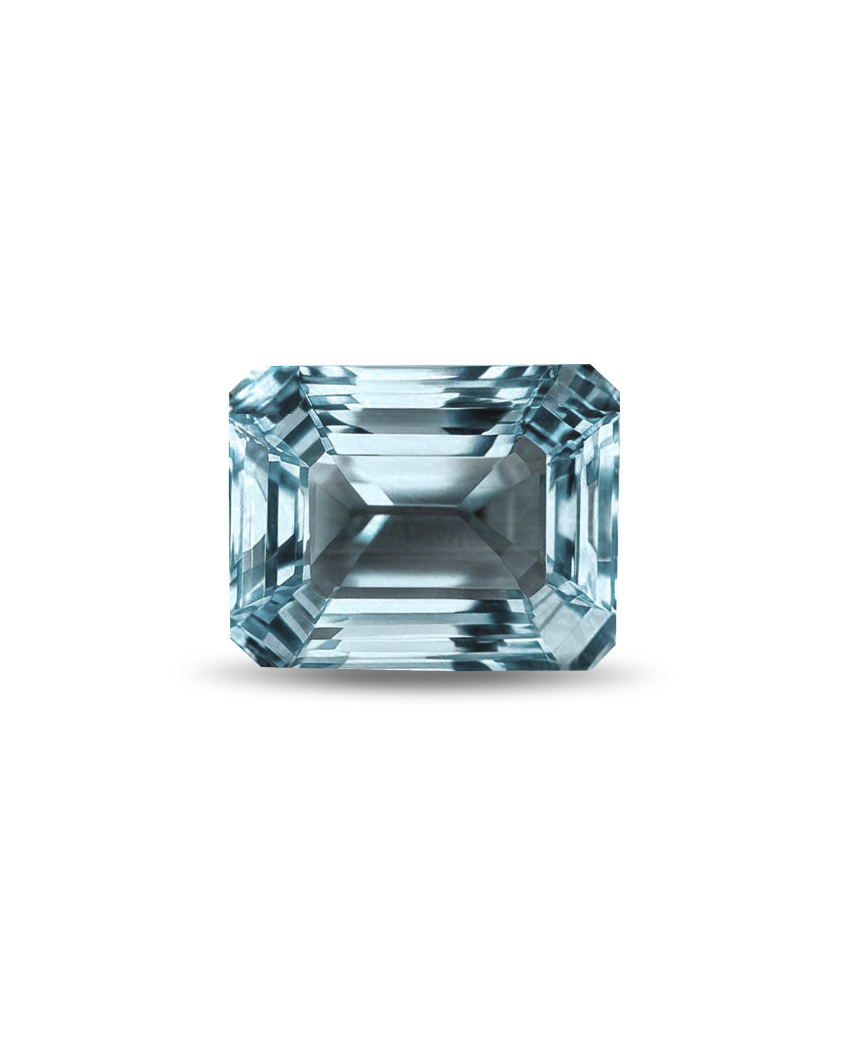 Aguamarina Ovalada Fasetada celeste claro - Peso de 0.720 quilates - Claridad VVS-VS - Origen India