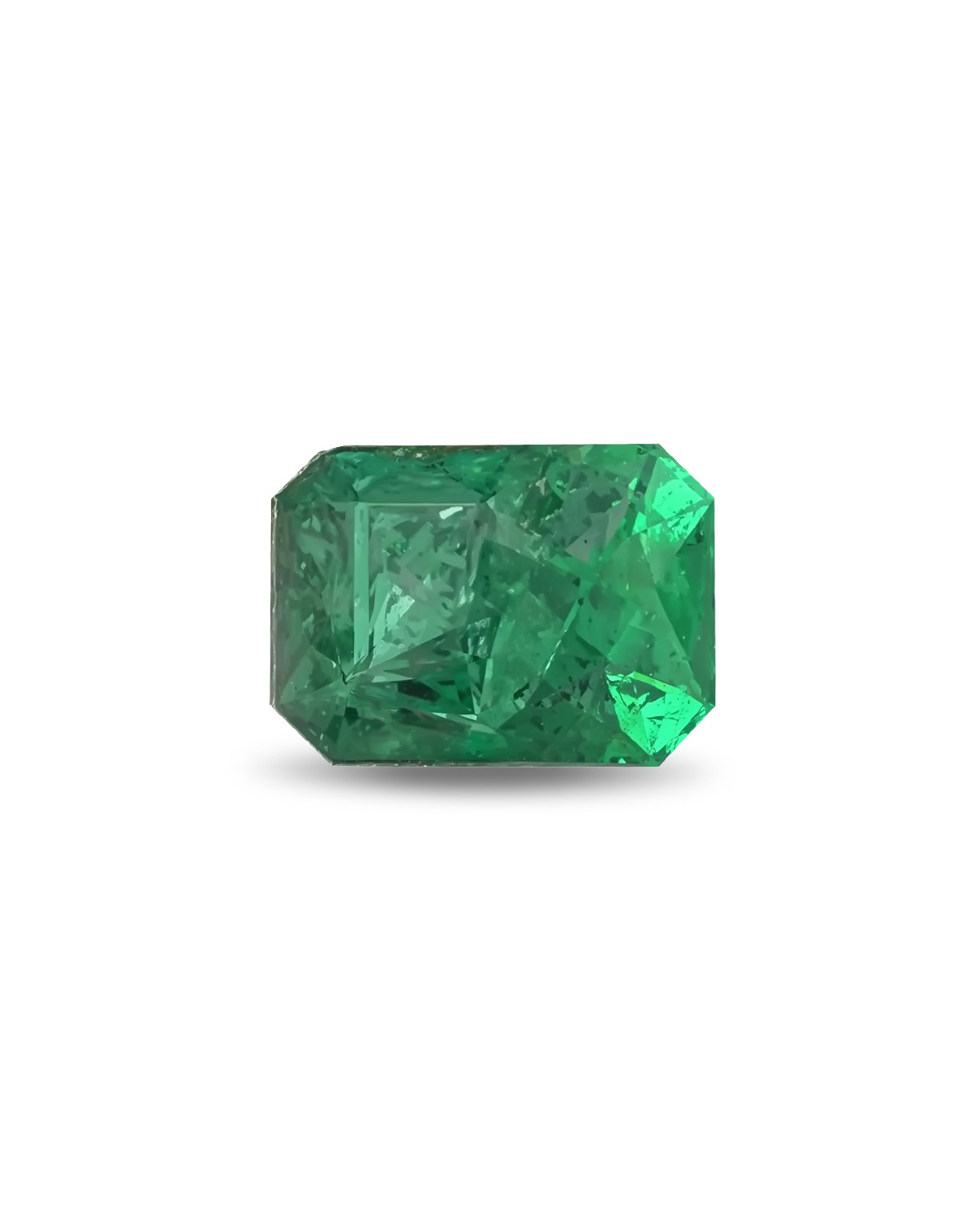 Oktagonaler Smaragd 3,19 Karat 7,50x10,40 AAA VS Sambia