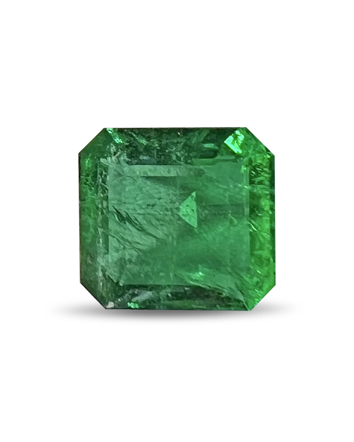 Émeraude Octogonale 4.27 Carats 10.10x10.70 AAA VVVS Zambie