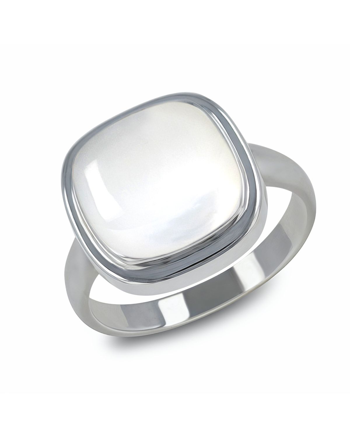 Anello in Argento 925 con Madreperla Bianca - Soraya