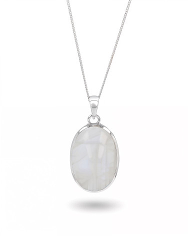 Mondstein-Sterlingsilber-Anhänger – Eleganz und Weiblichkeit