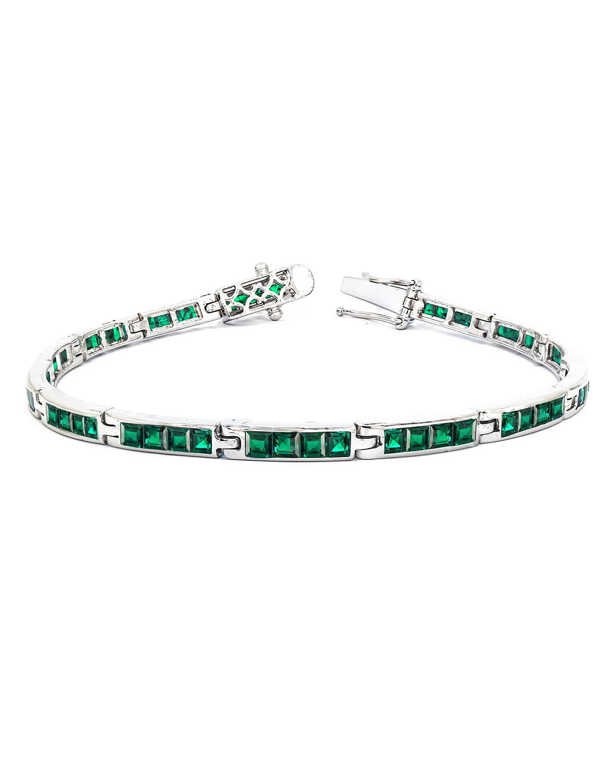 Pulsera Esmeralda Plata de Ley 925